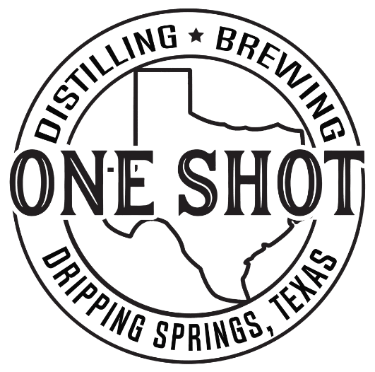 One Shot Distillery & Brewing Logo Circle